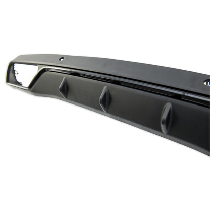 Heckstoßstange Diffusor Schwarz passend für Mercedes C-Klasse W205 Limousine Kombi 2013-2018