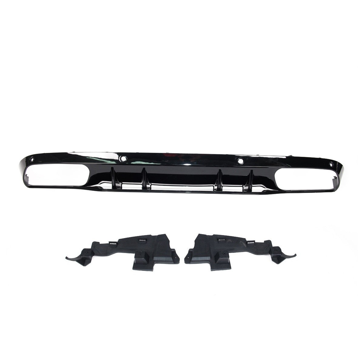 Heckdiffusor Hochglanz Schwarz passend für Mercedes C-Klasse W205 2015-2021