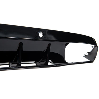 Heckdiffusor Hochglanz Schwarz passend für Mercedes C-Klasse W205 2015-2021