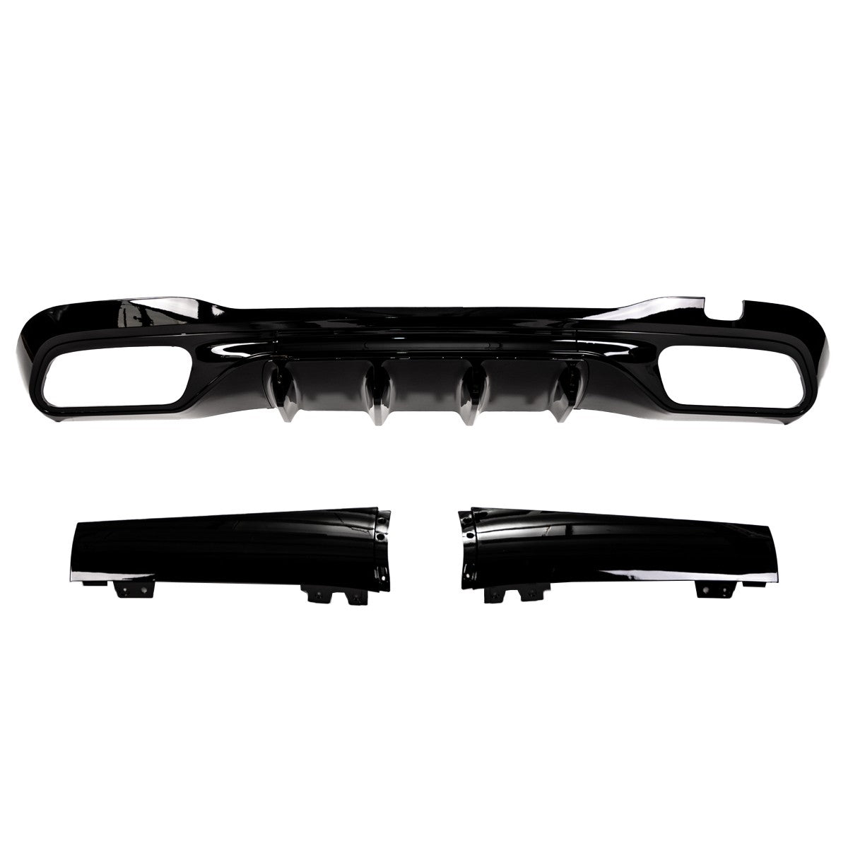 Heckdiffusor Hochglanz Schwarz passend für Mercedes C-Klasse W206 2021-heute