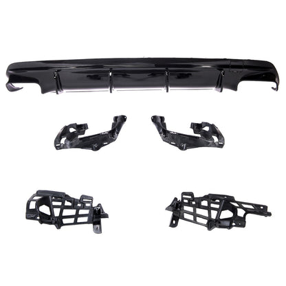 Heckstoßstange Diffusor Hochglanz Schwarz passend für Mercedes CLA C117 2013-2019