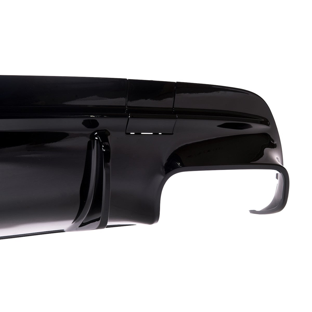 Heckstoßstange Diffusor Hochglanz Schwarz passend für Mercedes CLA C117 2013-2019