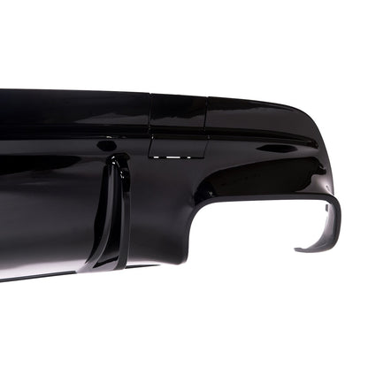 Heckstoßstange Diffusor Hochglanz Schwarz passend für Mercedes CLA C117 2013-2019