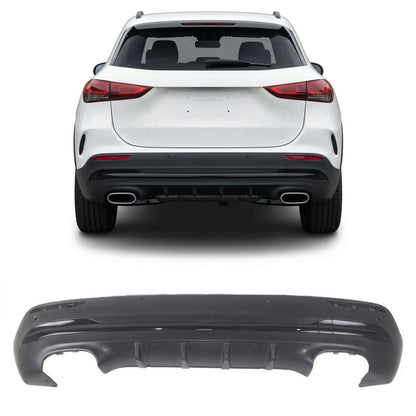 Heckstoßstange Diffusor Schwarz passend für Mercedes GLA H247 2020-heute