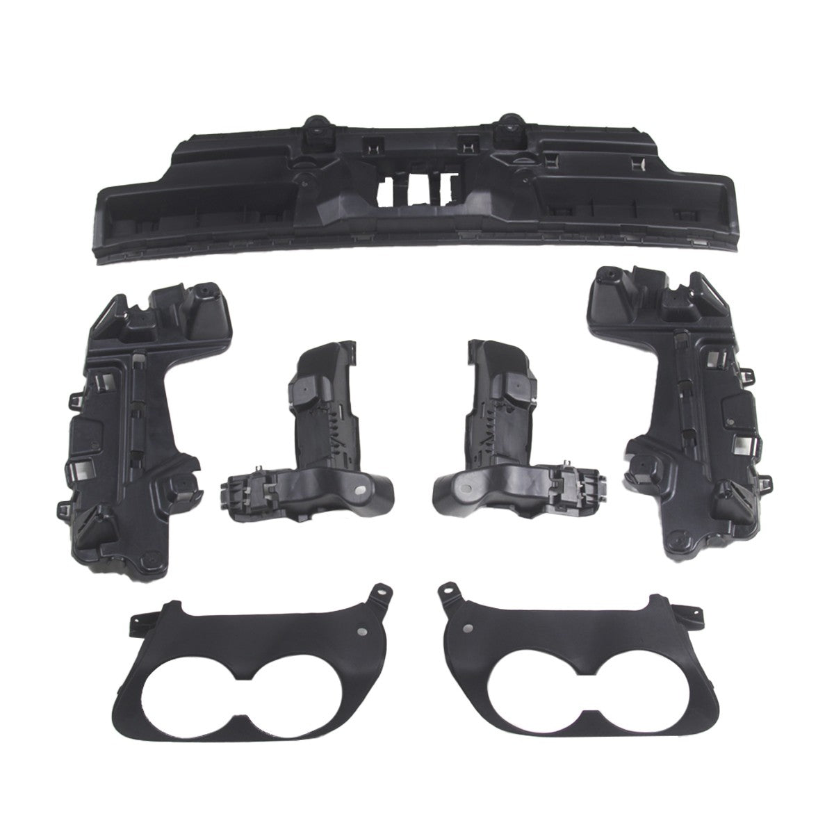 Heckstoßstange Diffusor Schwarz passend für Mercedes GLC Coupé C253 2020-2023