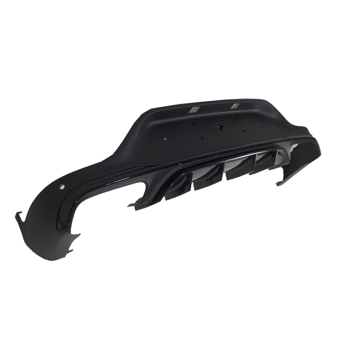 Heckstoßstange Diffusor Schwarz passend für Mercedes GLC Coupé C253 2020-2023