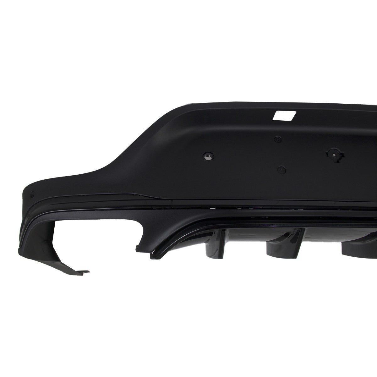 Heckstoßstange Diffusor Schwarz passend für Mercedes GLC Coupé C253 2020-2023