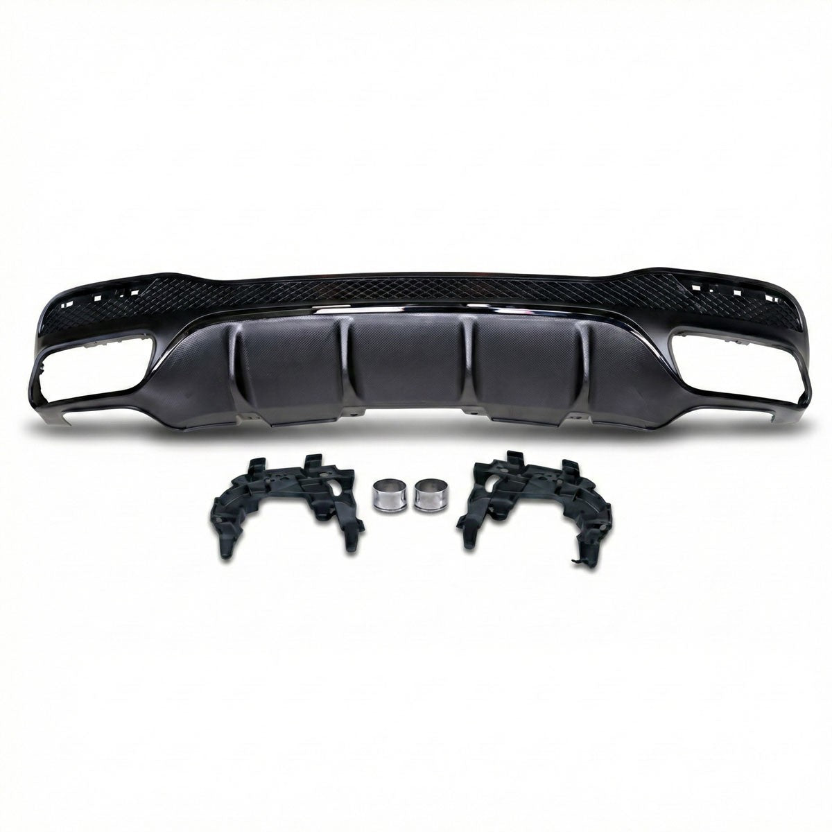 Heckstoßstange Diffusor Schwarz passend für Mercedes GLE W166 SUV 2015-2018