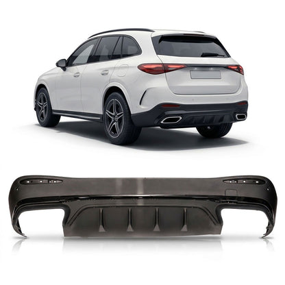 Heckdiffusor mit rechteckigen Rohren passend für Mercedes GLC X254 2022+