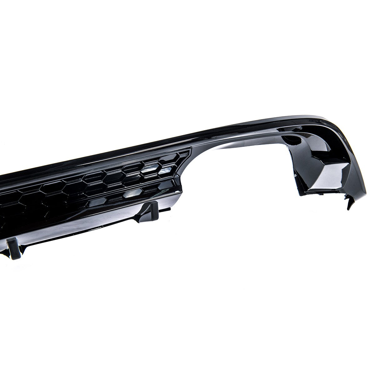 Heckstoßstange Diffusor Hochglanz Schwarz passend für VW Golf 7.5 2017-2021