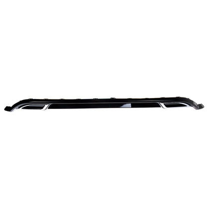 Heckstoßstange Diffusor Hochglanz Schwarz Chrom passend für VW Golf 7.5 Hatchback 2017-2021