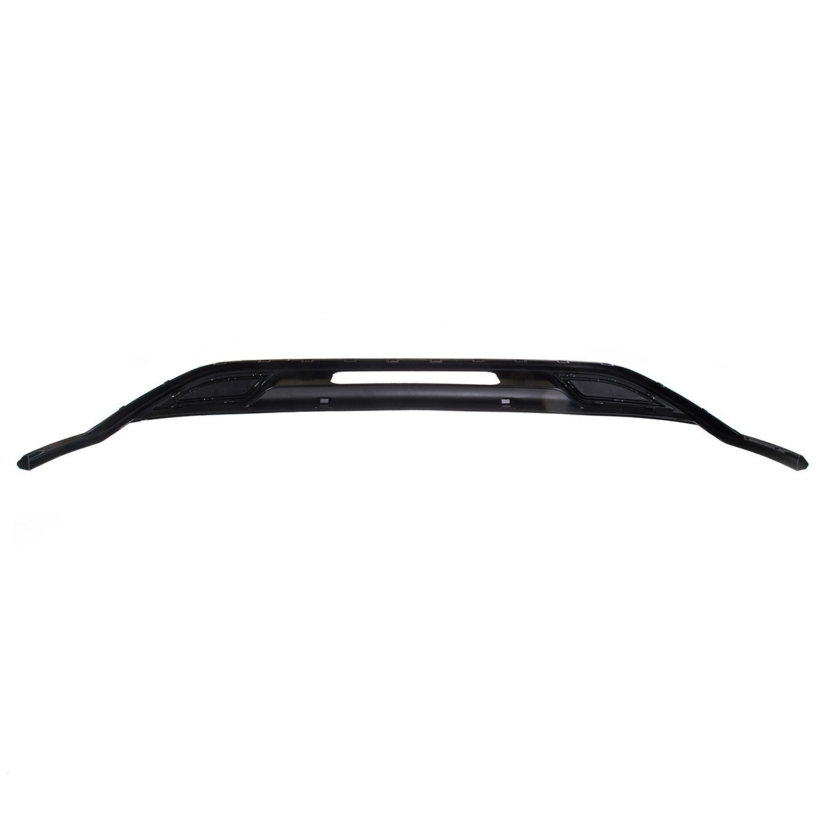 Heckstoßstange Diffusor Hochglanz Schwarz Chrom passend für VW Golf 7.5 Hatchback 2017-2021