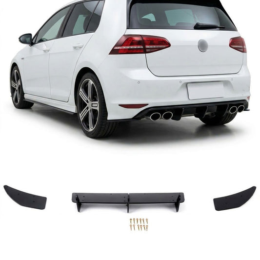 Heckstoßstange Diffusor passend für VW Golf 7 Pre-Facelift 2012-2017 R