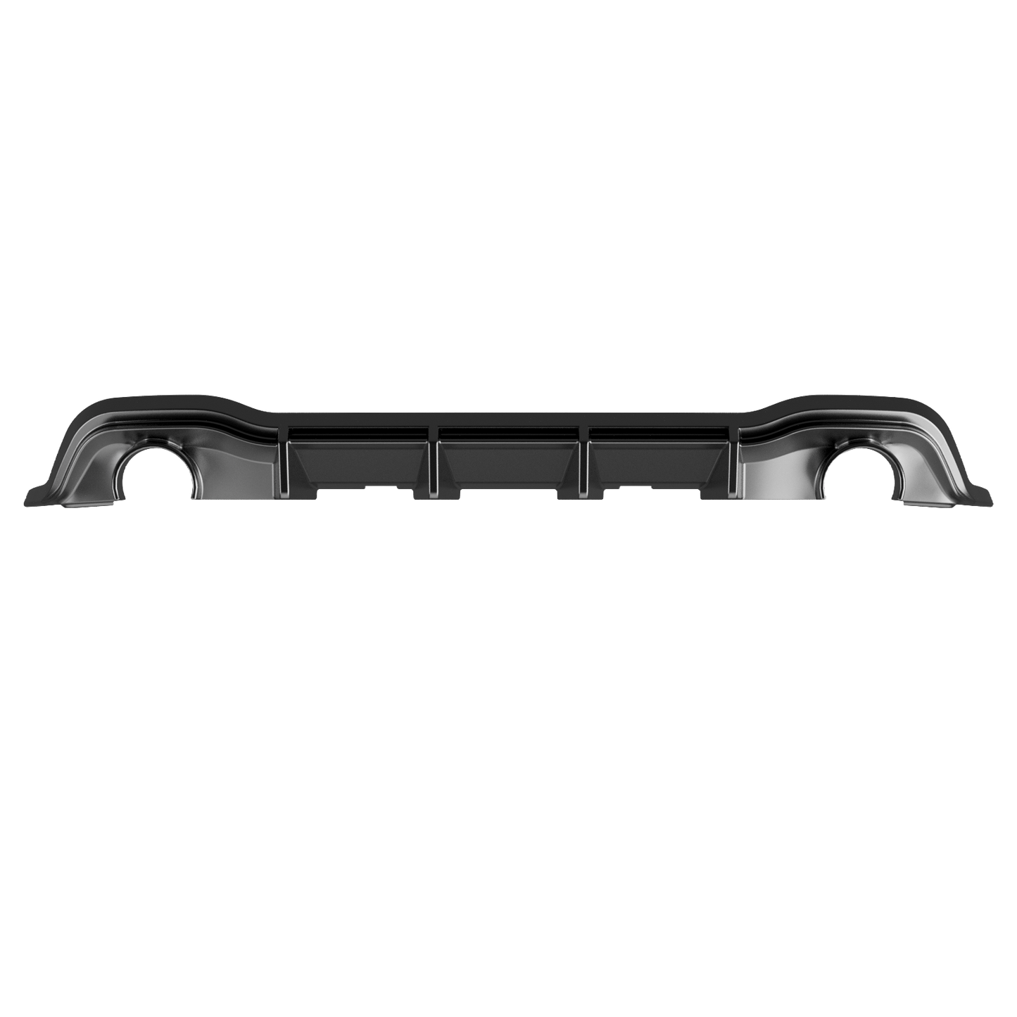 Heckdiffusor passend für VW Golf MK 8 GTI / GTI Facelift / R-Line 2020+ Hochglanz Schwarz