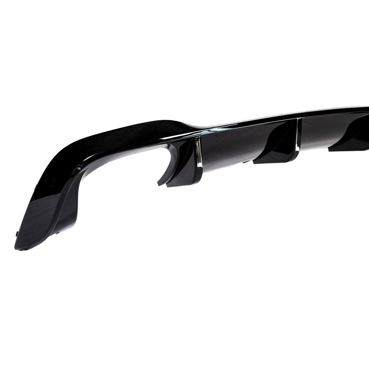 Hochglanz Schwarz Heckstoßstange Diffusor passend für VW Golf 8 GTI/R 2019-2024