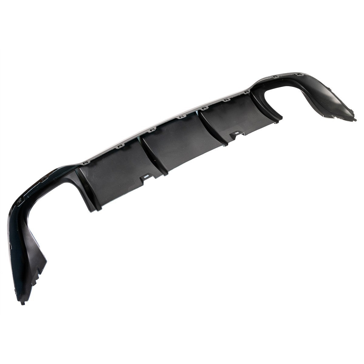 Hochglanz Schwarz Heckstoßstange Diffusor passend für VW Golf 8 GTI/R 2019-2024