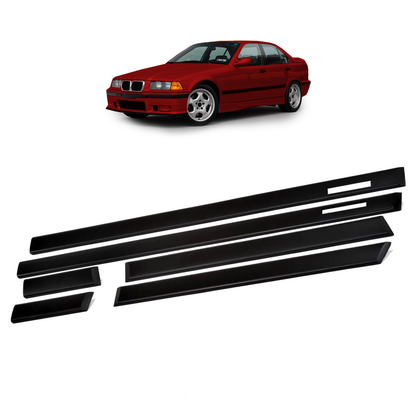 6-teiliger Türverkleidung Trim Set passend für BMW 3er E36 1990-1998