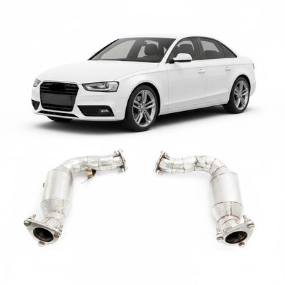 Edelstahl Downpipe passend für Audi A4 B8 2008-2016
