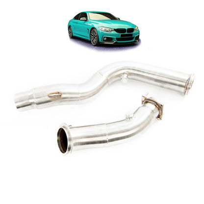 Edelstahl katlose Downpipe passend für BMW M3 F80 / M4 F82 F83 2013-2020