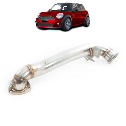 Edelstahl Downpipe passend für MINI Hatchback R56 Cabriolet R57 06-13