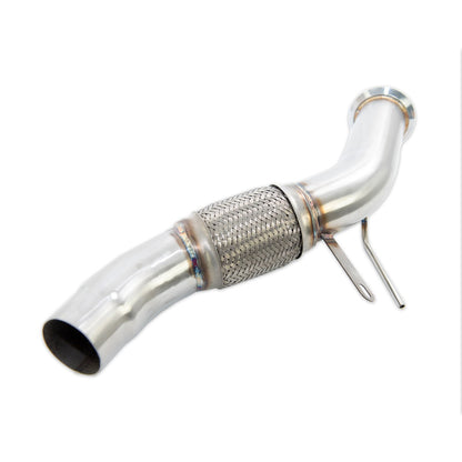 Edelstahl Downpipe passend für BMW 5er E60 E61 2005-2008