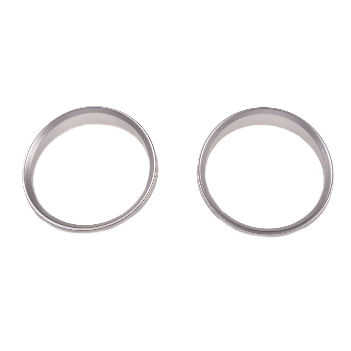 Silberne Armaturenbrett-Ringe passend für BMW 3er E90 E91 E92 E93 2005-2011