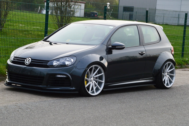Radlaufverbreiterung 4 tlg. Volkswagen Golf 6R, Typ 1K Schwarz Matt