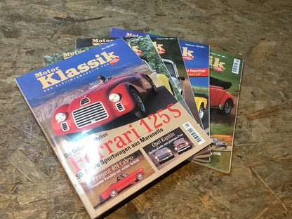 Motor Klassik das Oldtimer Magazin aus dem Jahr 1996 (5 Stk) Super erhalten