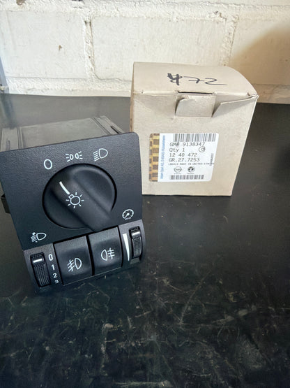 Original GM Opel Zafira A Lichtschalter NEU
