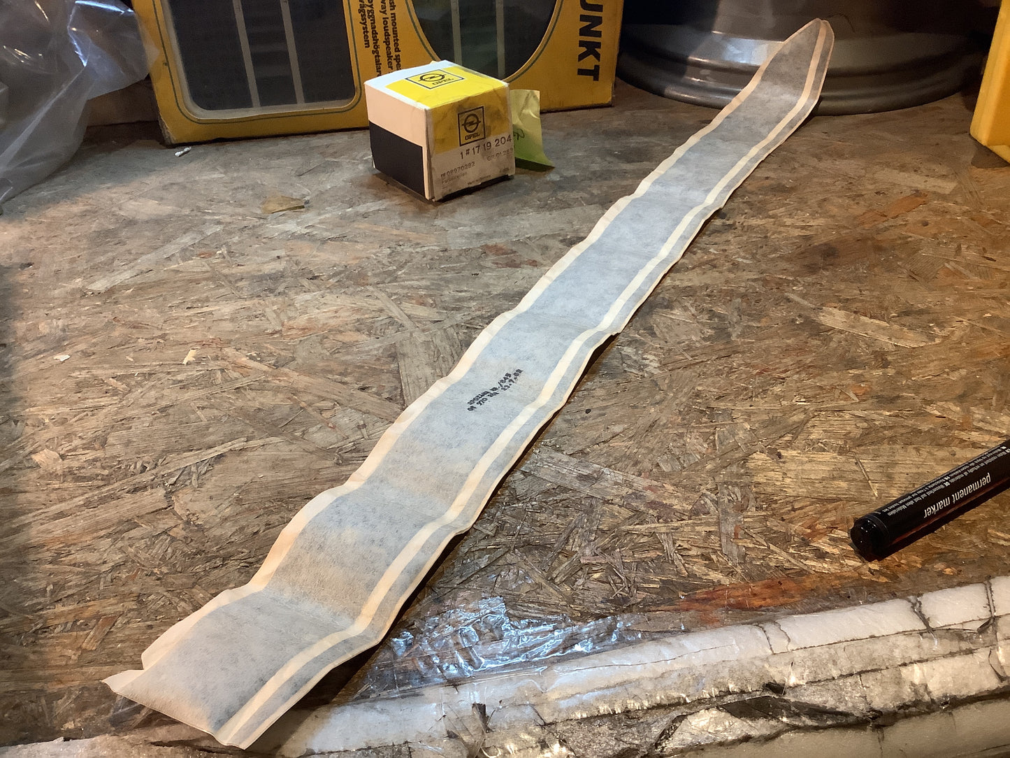 Opel Manta A Farbstreifen Front Spoiler Original Opel NEU