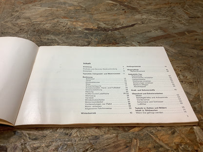 Betriebsanleitung VW 181 Mehrzweckwagen Ausgabe April 1973