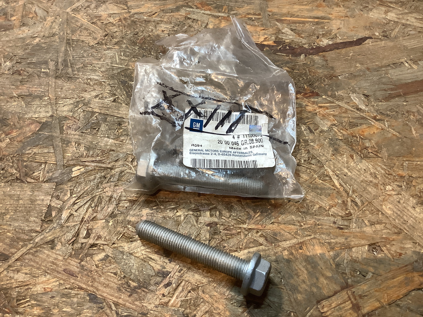Astra G, Zafira A SKT Schraube M12x75 Achsschenkel an Strebestoßdämpfer Original GM NEU