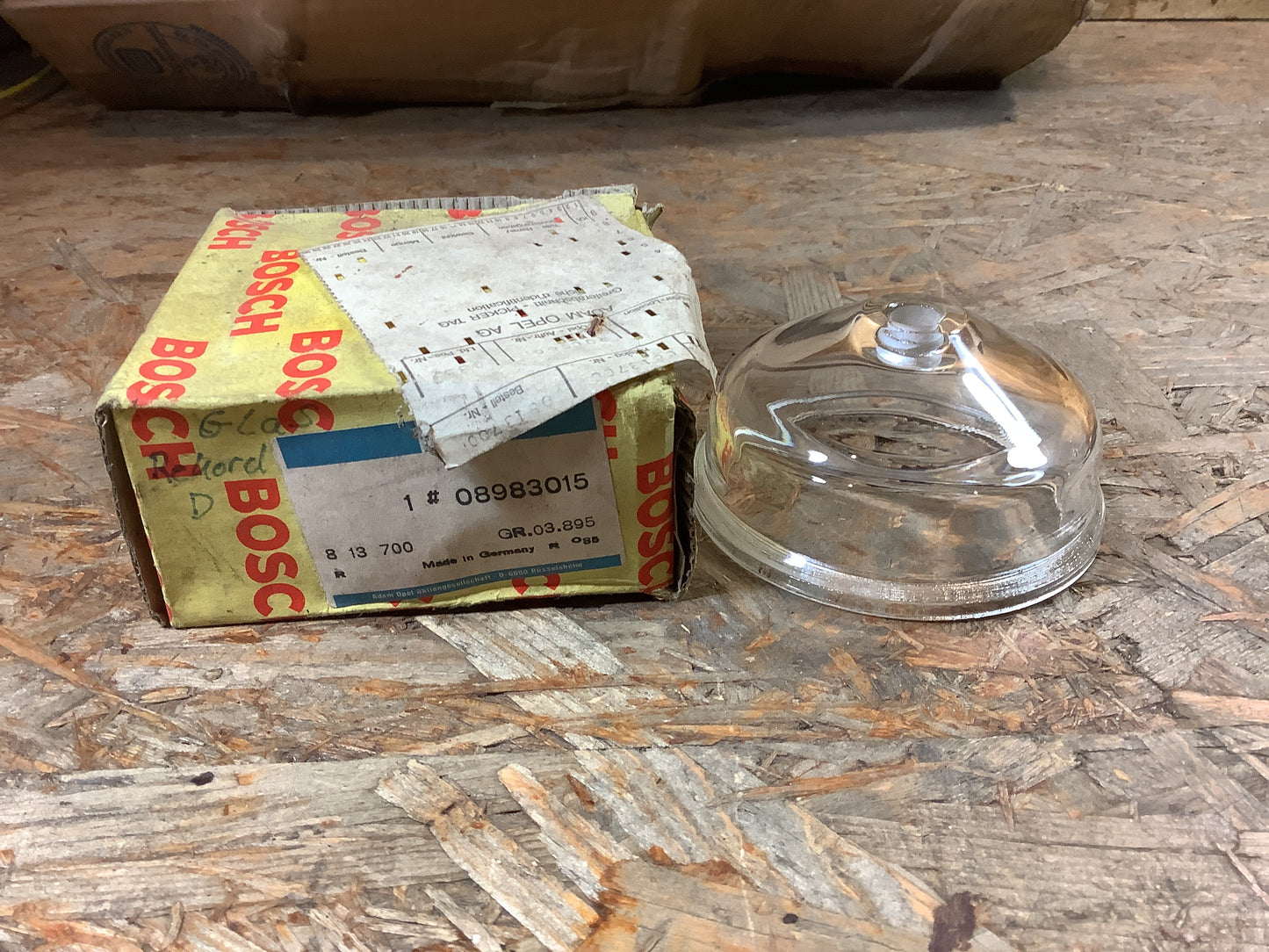 Rekord D Glas Original Opel Bosch NEU