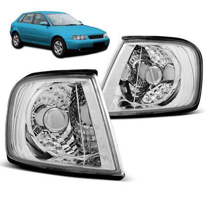 Frontblinker Chrom passend für Audi A3 8L 08.96-08.00