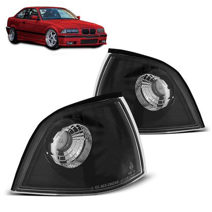Frontblinker Schwarz passend für BMW E36 12.90-09.99 Coupé