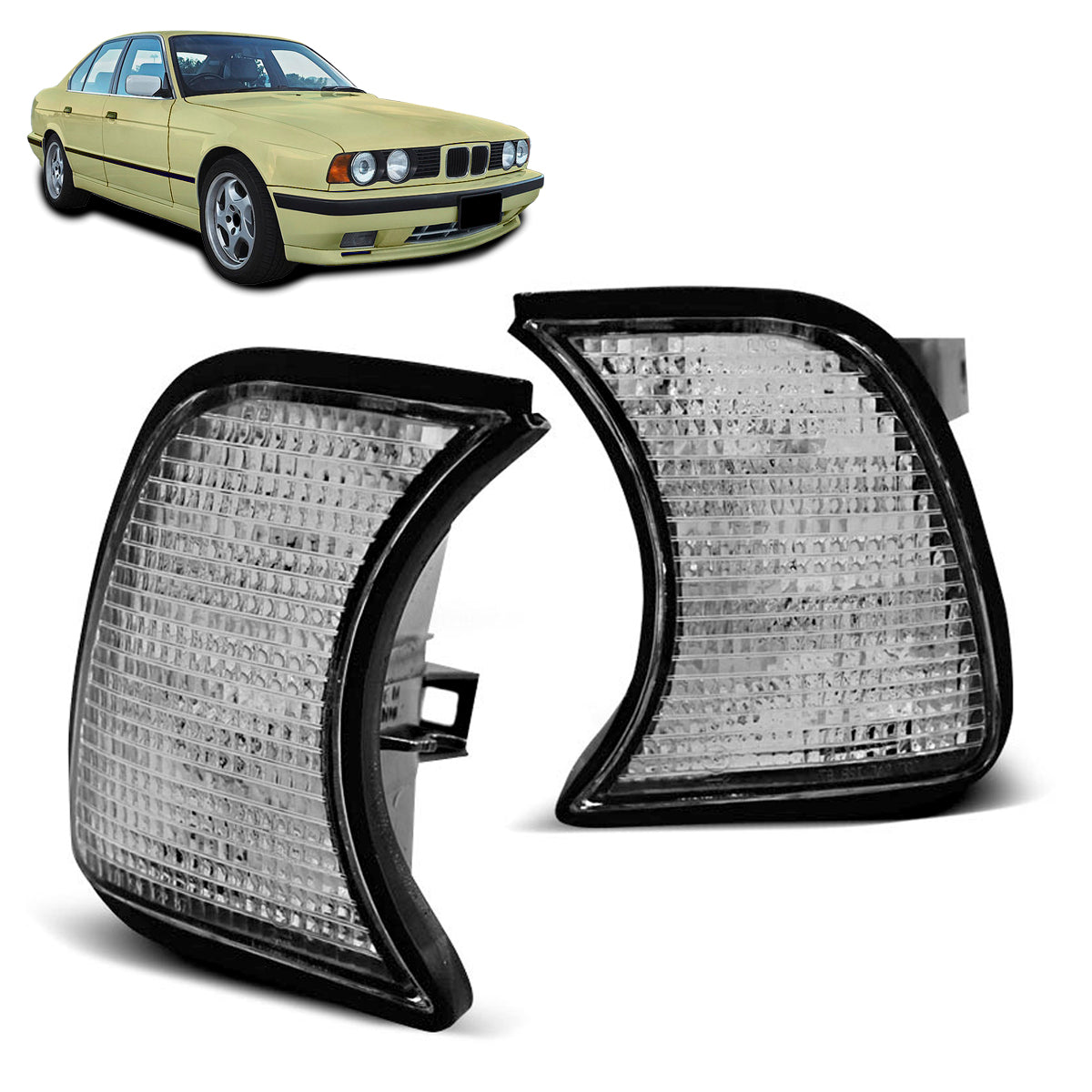 Frontblinker Weiß passend für BMW E34 02.88-12.95