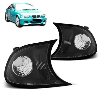 Frontblinker Schwarz passend für BMW E46 09.01-03.03 Coupé