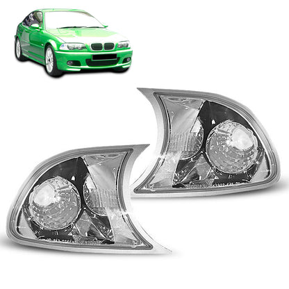 Frontblinker Chrom passend für BMW E46 09.01-03.03 Coupé