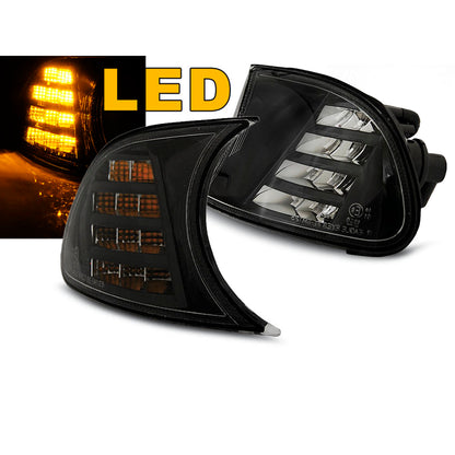Frontblinker Schwarz LED passend für BMW E46 04.99-08.01 C/C