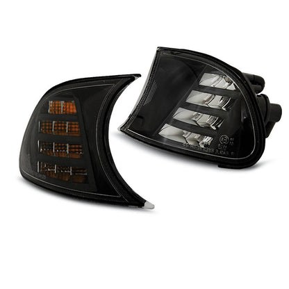 Frontblinker Schwarz LED passend für BMW E46 04.99-08.01 C/C