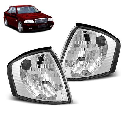 Frontblinker Chrom passend für Mercedes W202 C-Klasse 06.93-06.00