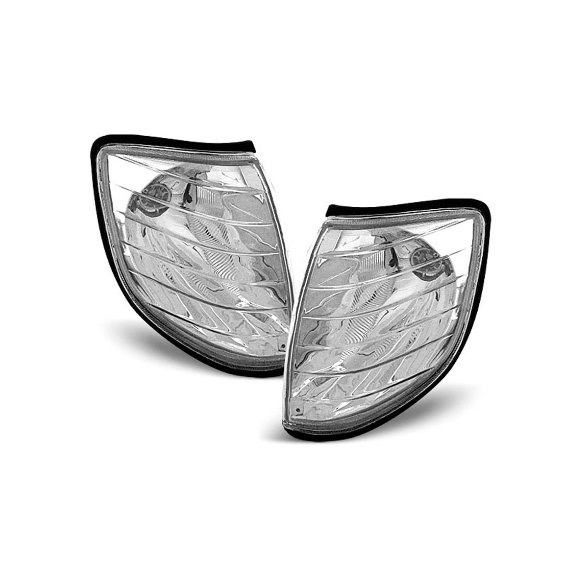 Frontblinker Chrom passend für Mercedes W140 S-Klasse 03.91-10.98