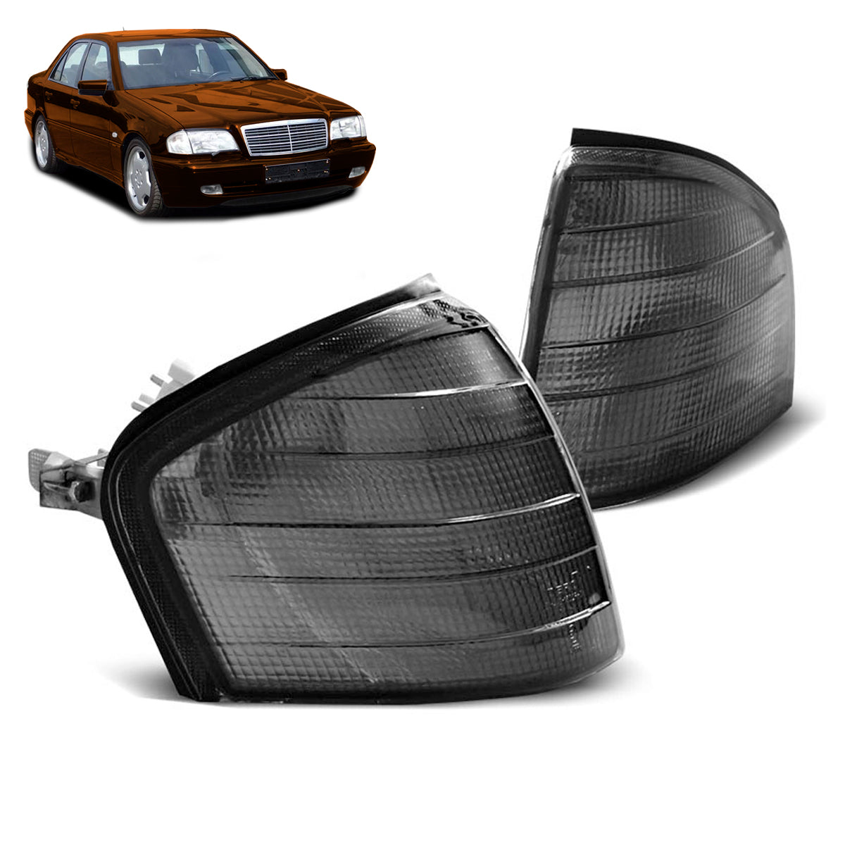 Frontblinker Rauch passend für Mercedes W202 C-Klasse 06.93-06.00