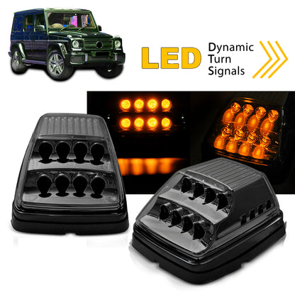 Front LED Blinker Rauch SEQ passend für Mercedes G-Klasse W463 90-12