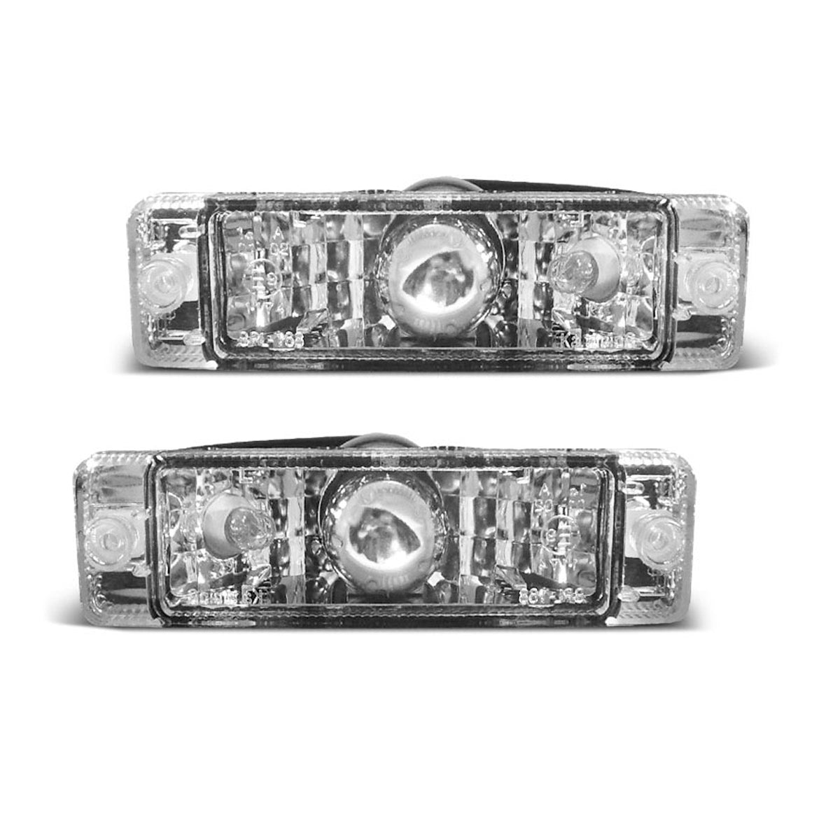 Frontblinker Chrom passend für VW Golf 1 2 / Jetta / Polo 86C