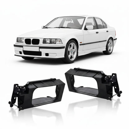 Nebelscheinwerfer Halter Set Schwarz ABS passend für BMW 3er E36 1991-1999