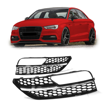 Nebelscheinwerferabdeckungen Chrom passend für Audi A3 8V 2012-2016