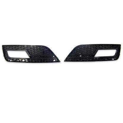 Nebelscheinwerferabdeckungen Hochglanz Schwarz passend für Audi A4 B8 8K 2011-2015