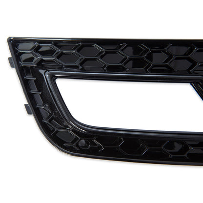 Nebelscheinwerferabdeckungen Hochglanz Schwarz passend für Audi A4 B8 8K 2011-2015