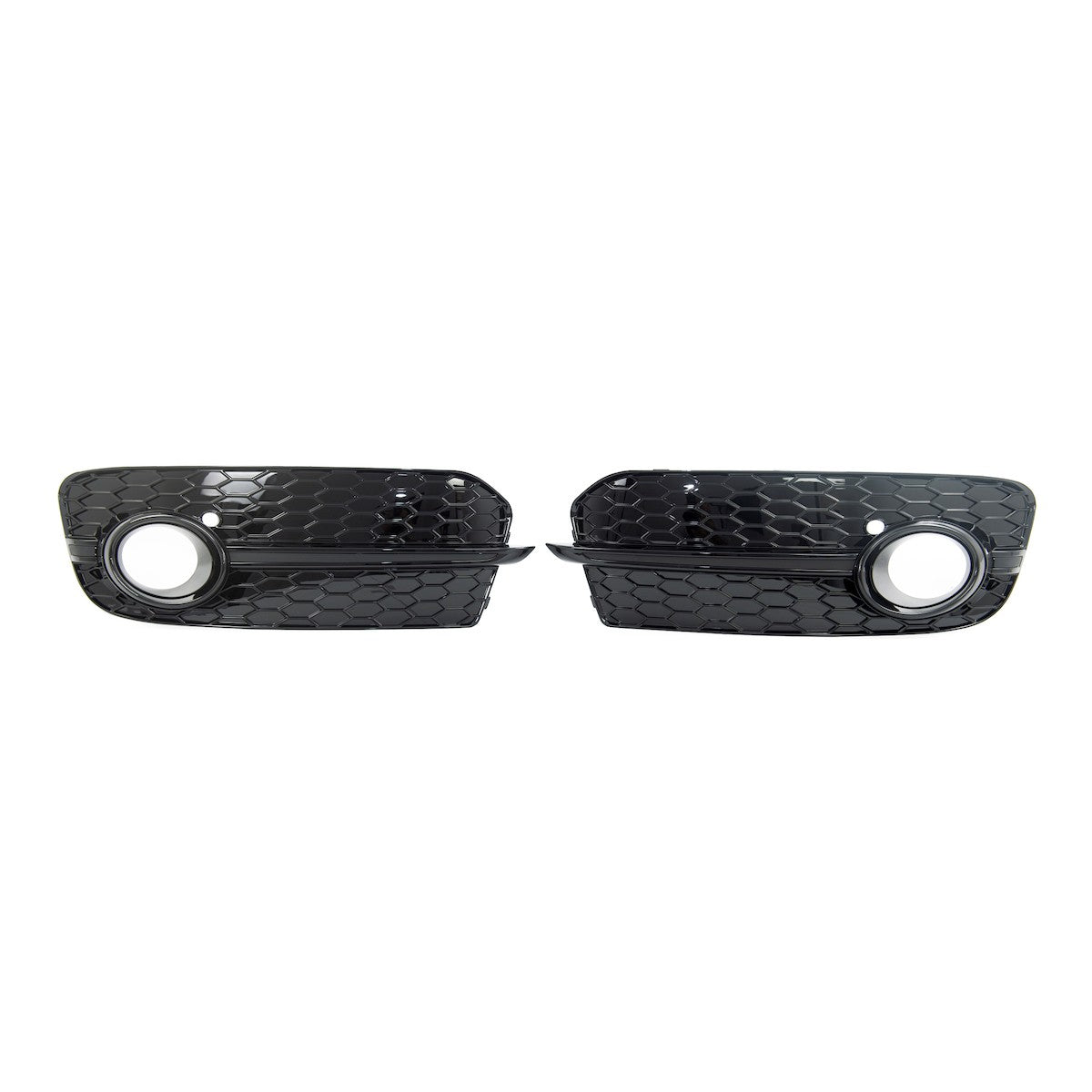 Nebelscheinwerferabdeckungen Set Hochglanz Schwarz passend für Audi Q5 8R 2012-2017